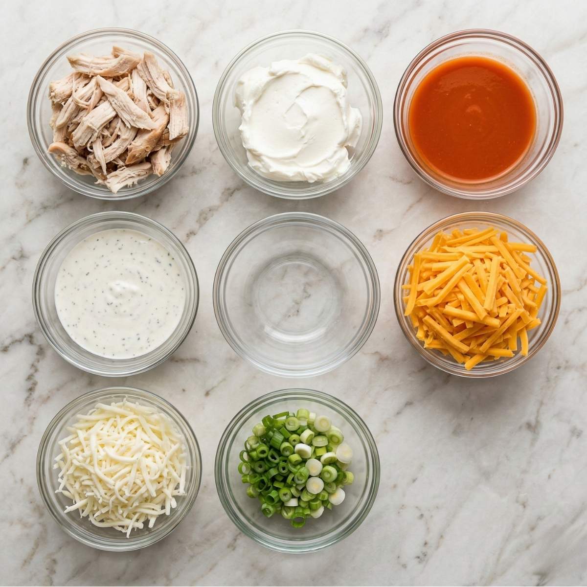 Buffalo Chicken Dip Ingredients