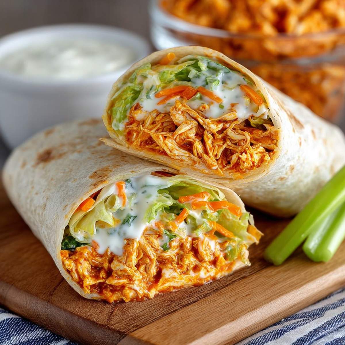 Buffalo Chicken Wraps