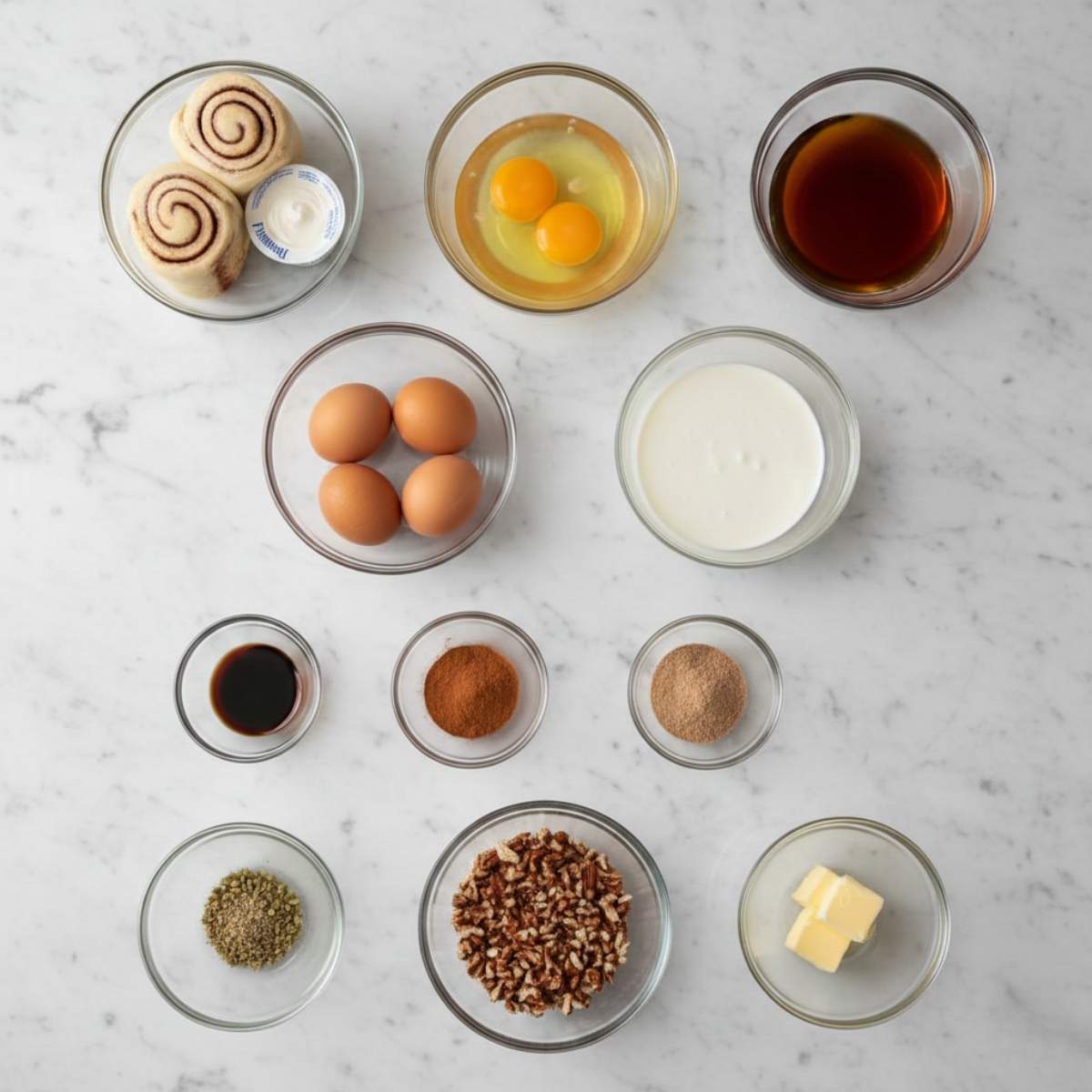 Cinnamon Roll Casserole Ingredients