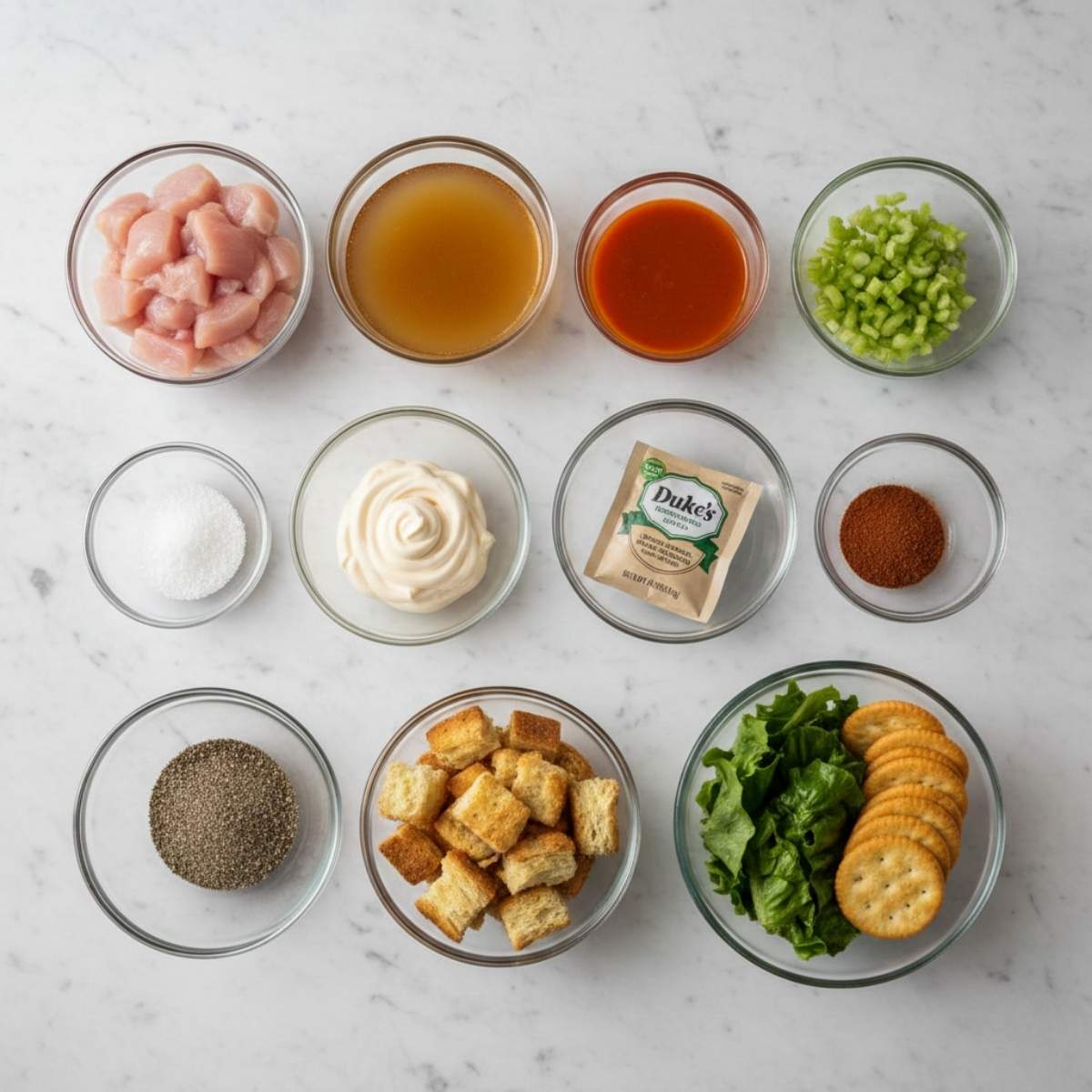 Copycat Chicken Salad Chick Buffalo Barclay Ingredients