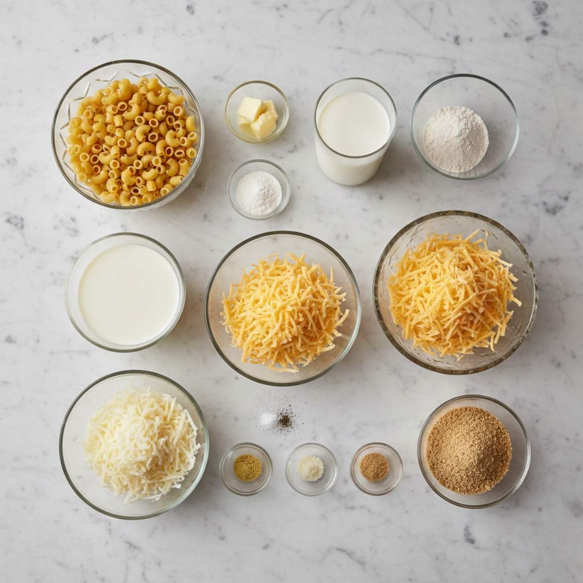 Creamy Mac and Cheese Ingredients