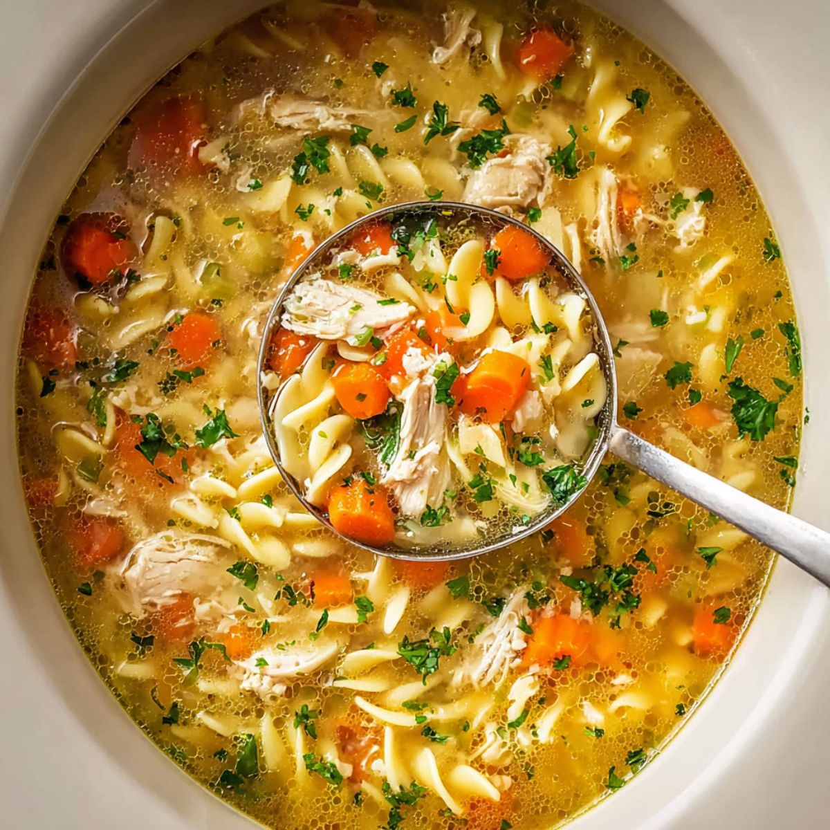 Crockpot Chicken Noodle Soup