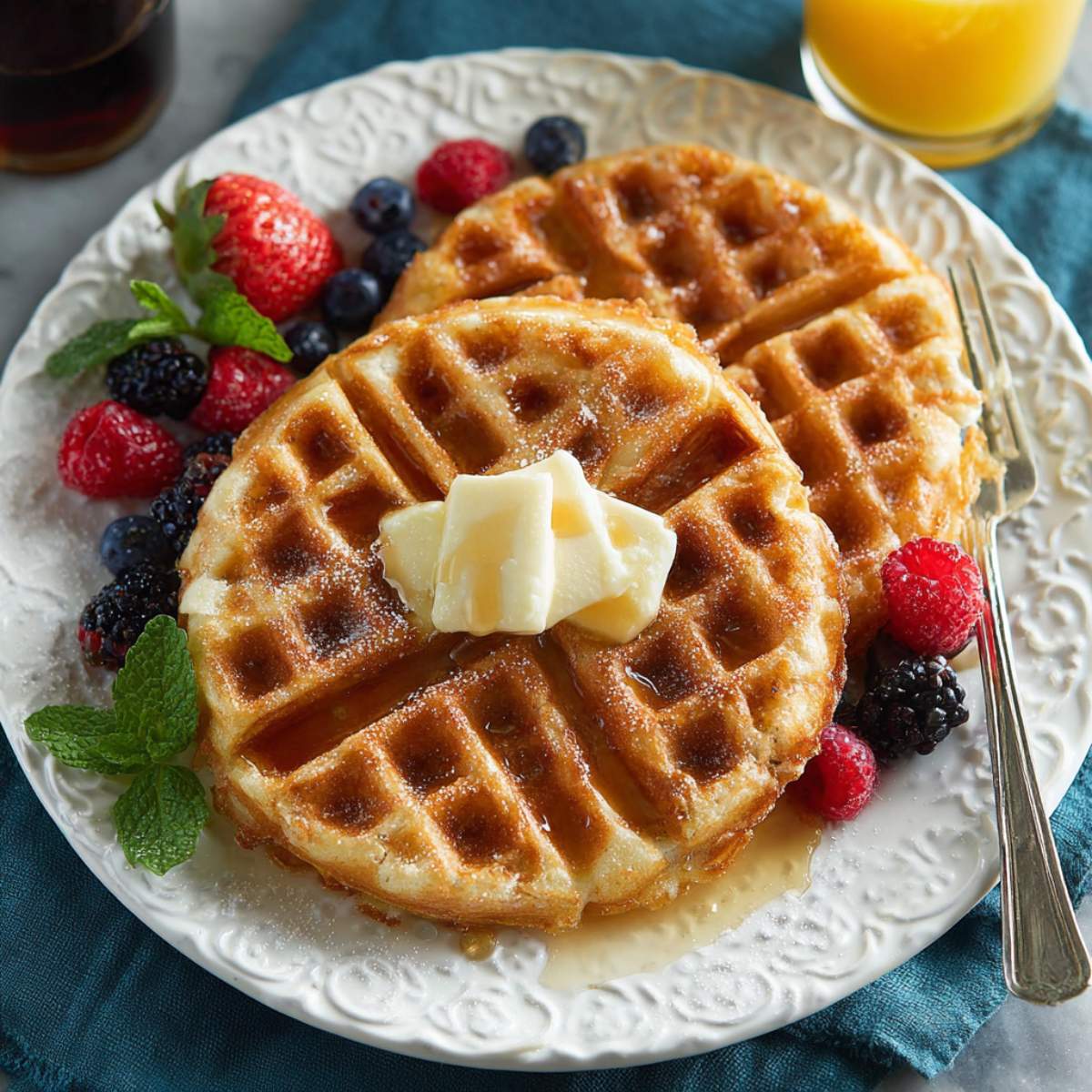 Fluffy Belgian Waffles