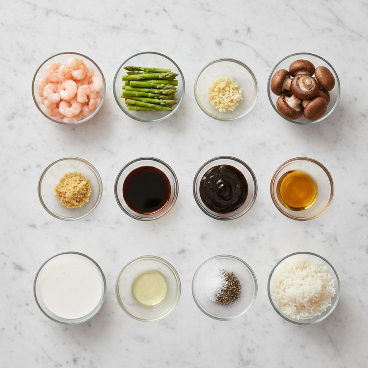 Shrimp and Asparagus Stir-Fry Ingredients