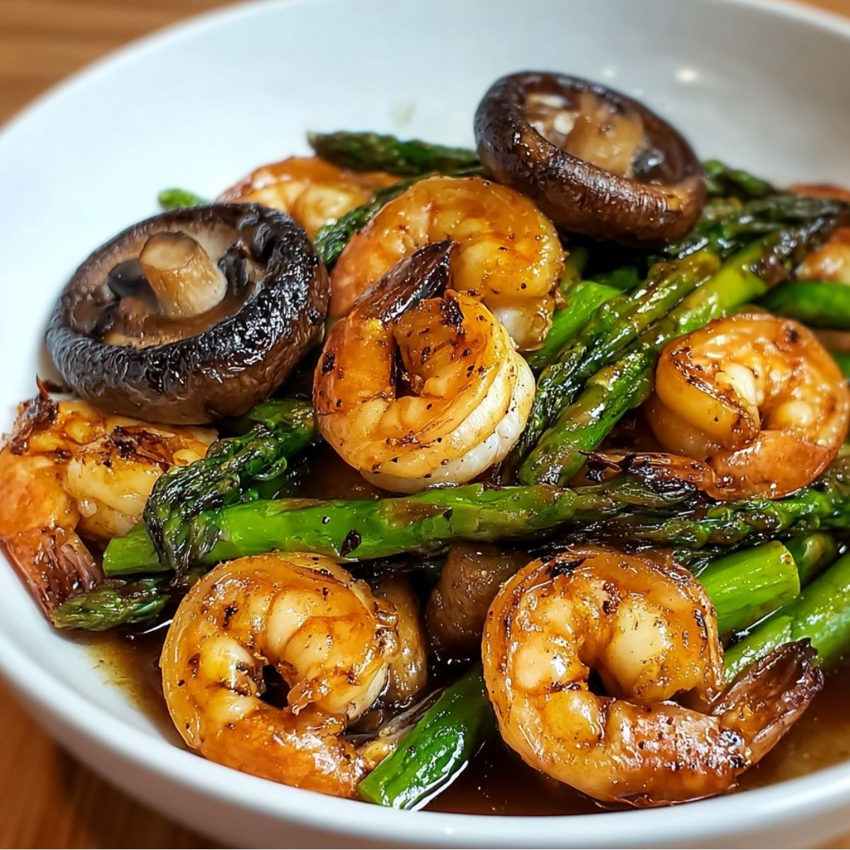 Shrimp and Asparagus Stir-Fry
