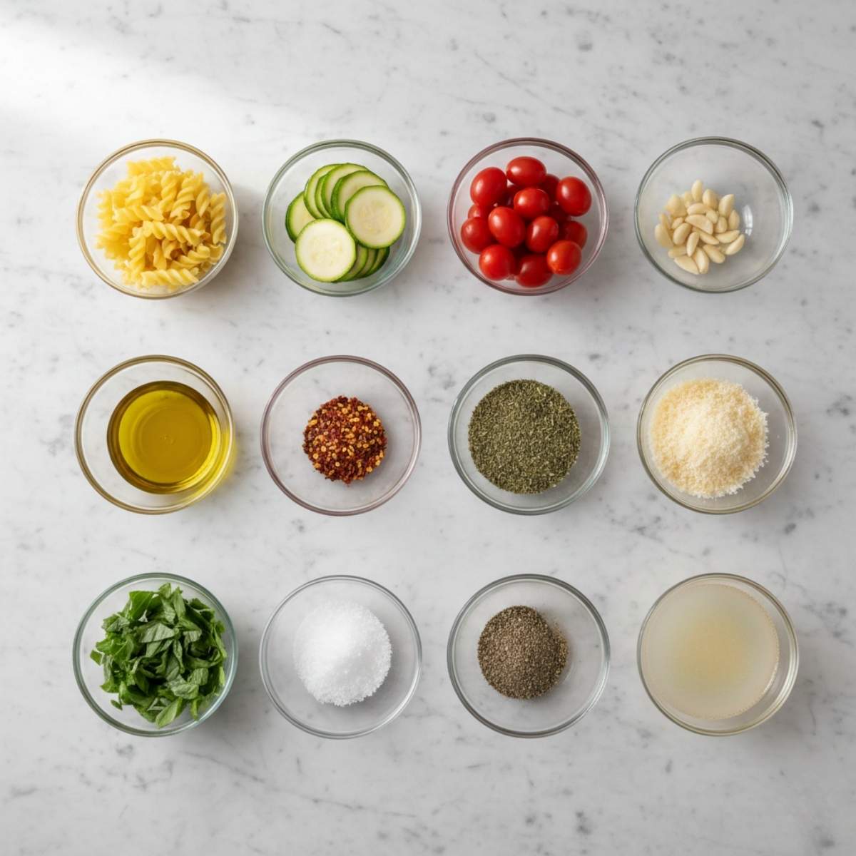 Tomato Zucchini Pasta Ingredient