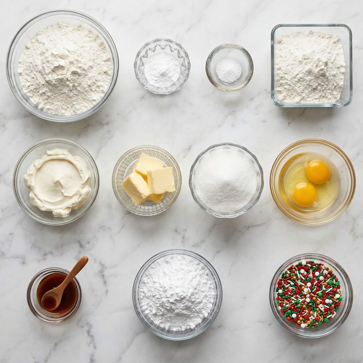 christmas gooey butter cookies ingredients