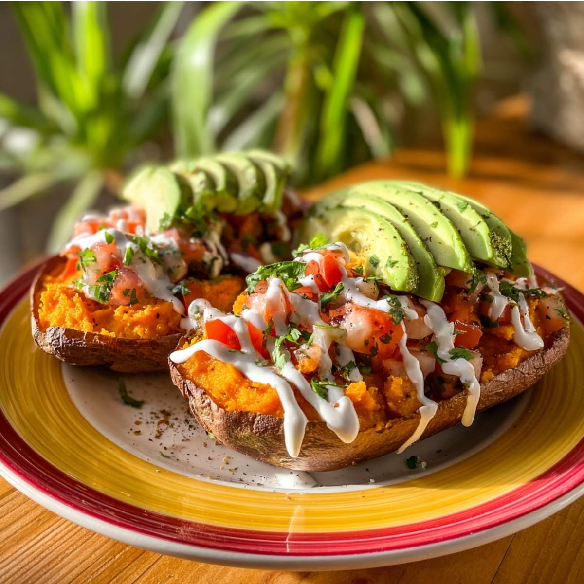 Loaded Roasted Sweet Potato