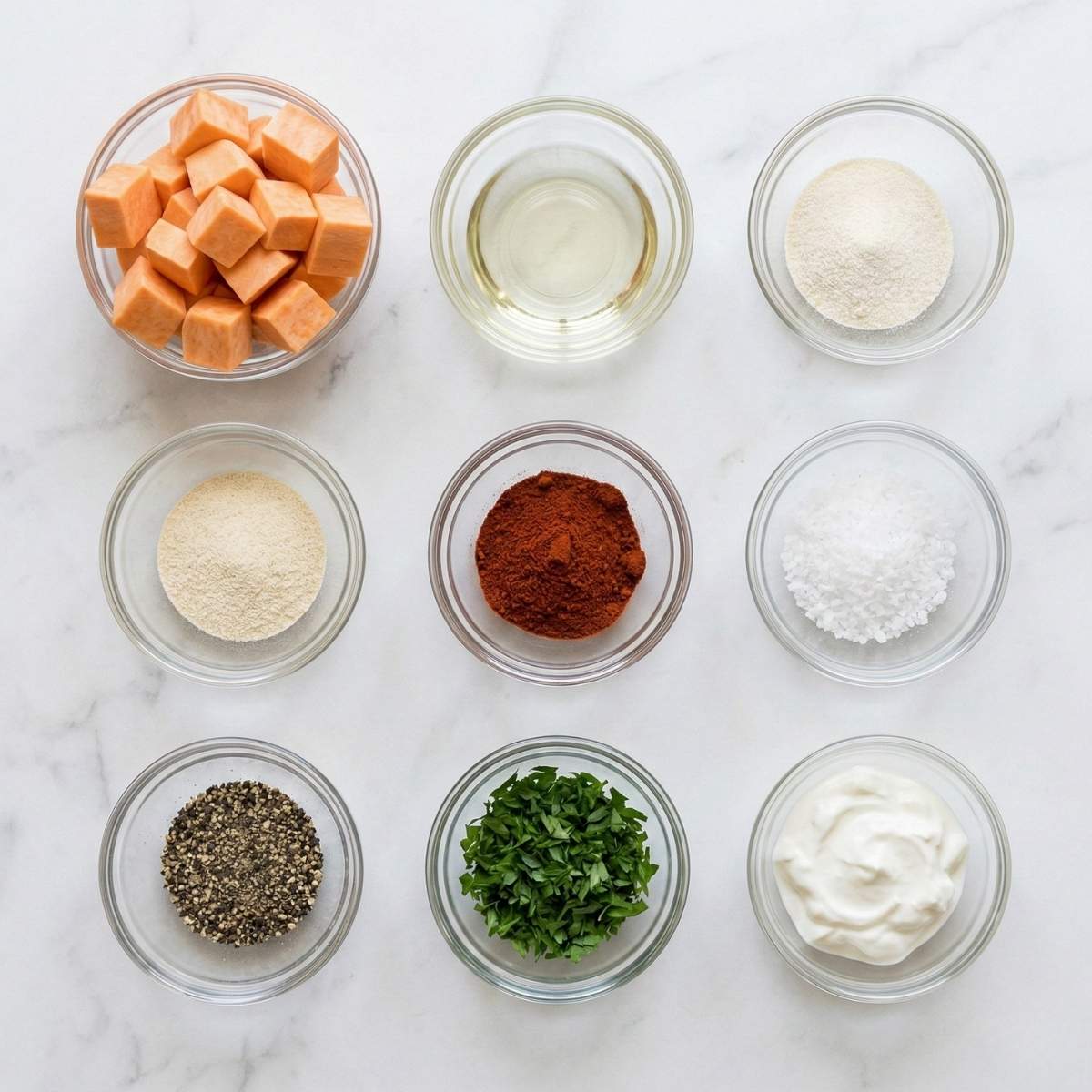 Sweet Potato Hash Browns Ingredients