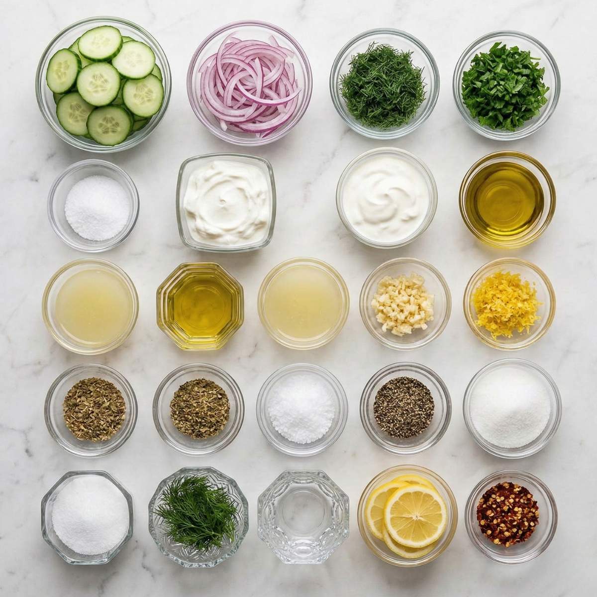 tzatziki cucumber salad ingredients