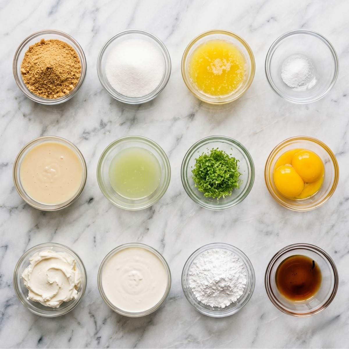 Key Lime Pie Bars Ingredients