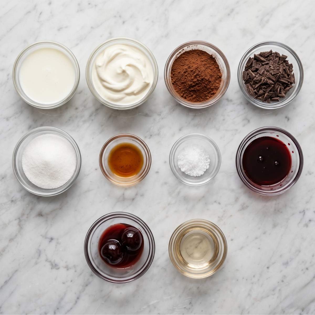 Black Forest Hot Chocolate Ingredients