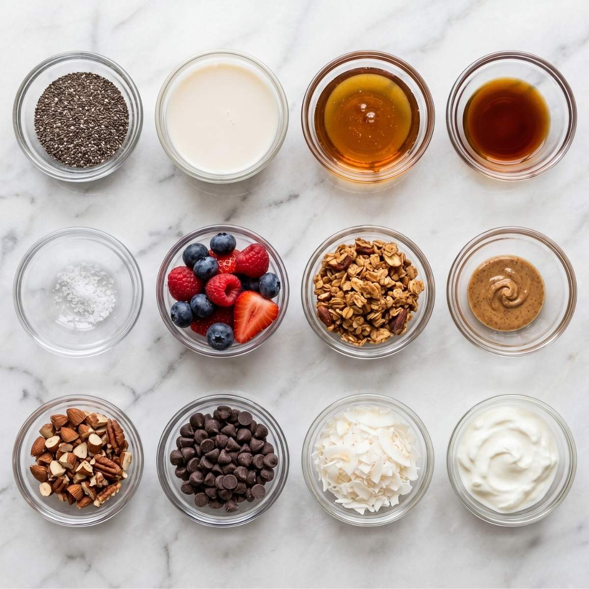 Chia Pudding Ingredients