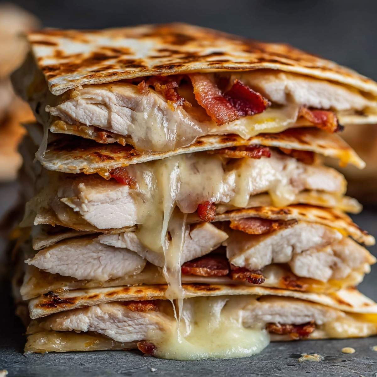 Chicken Bacon Ranch Quesadilla
