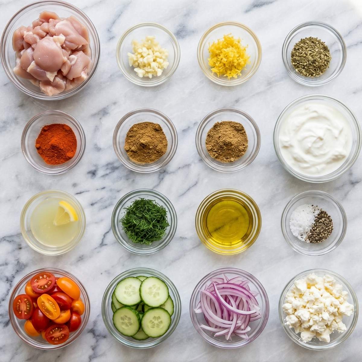 Chicken Gyros Ingredients