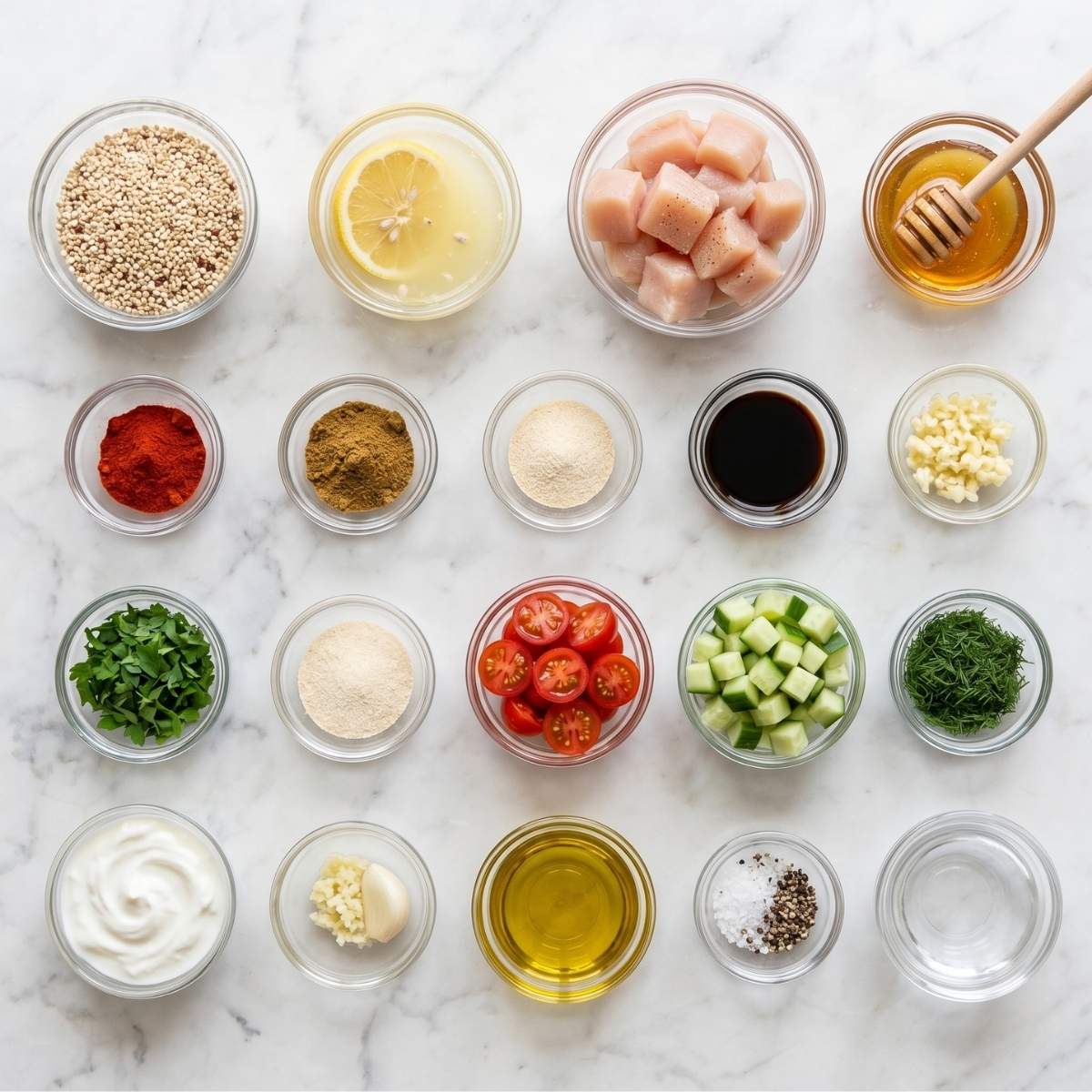 Chicken Quinoa Bowl Ingredients