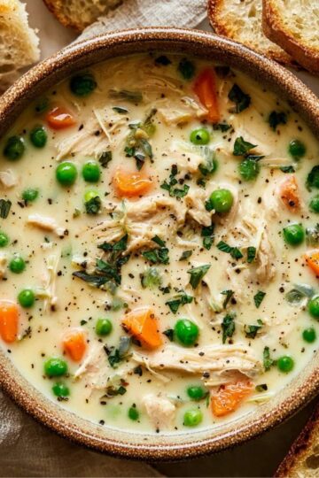 Creamy Chicken Vegetable Soup