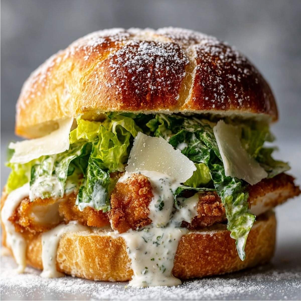 Crispy Chicken Caesar Sandwich