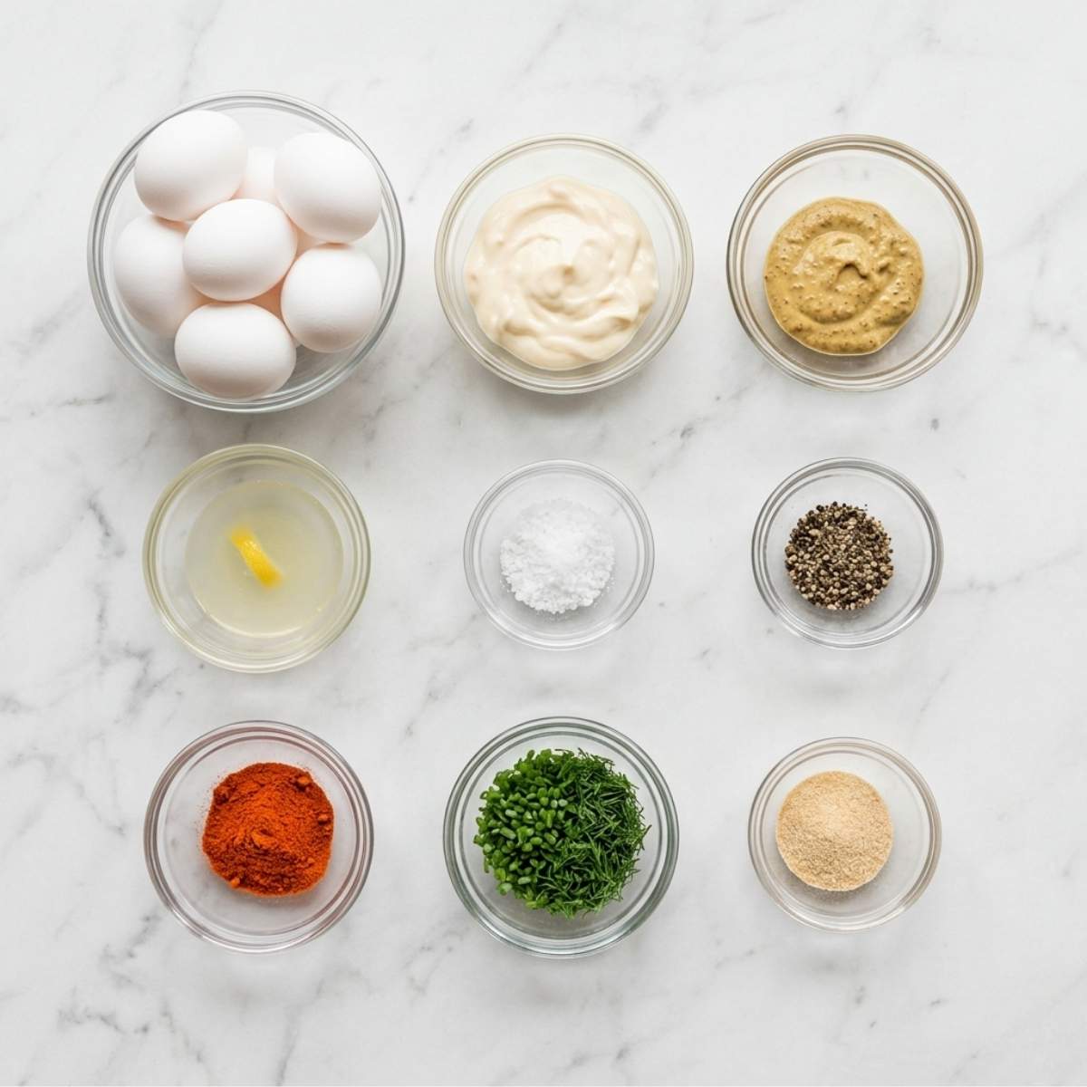 Gluten Free Deviled Eggs Ingredients