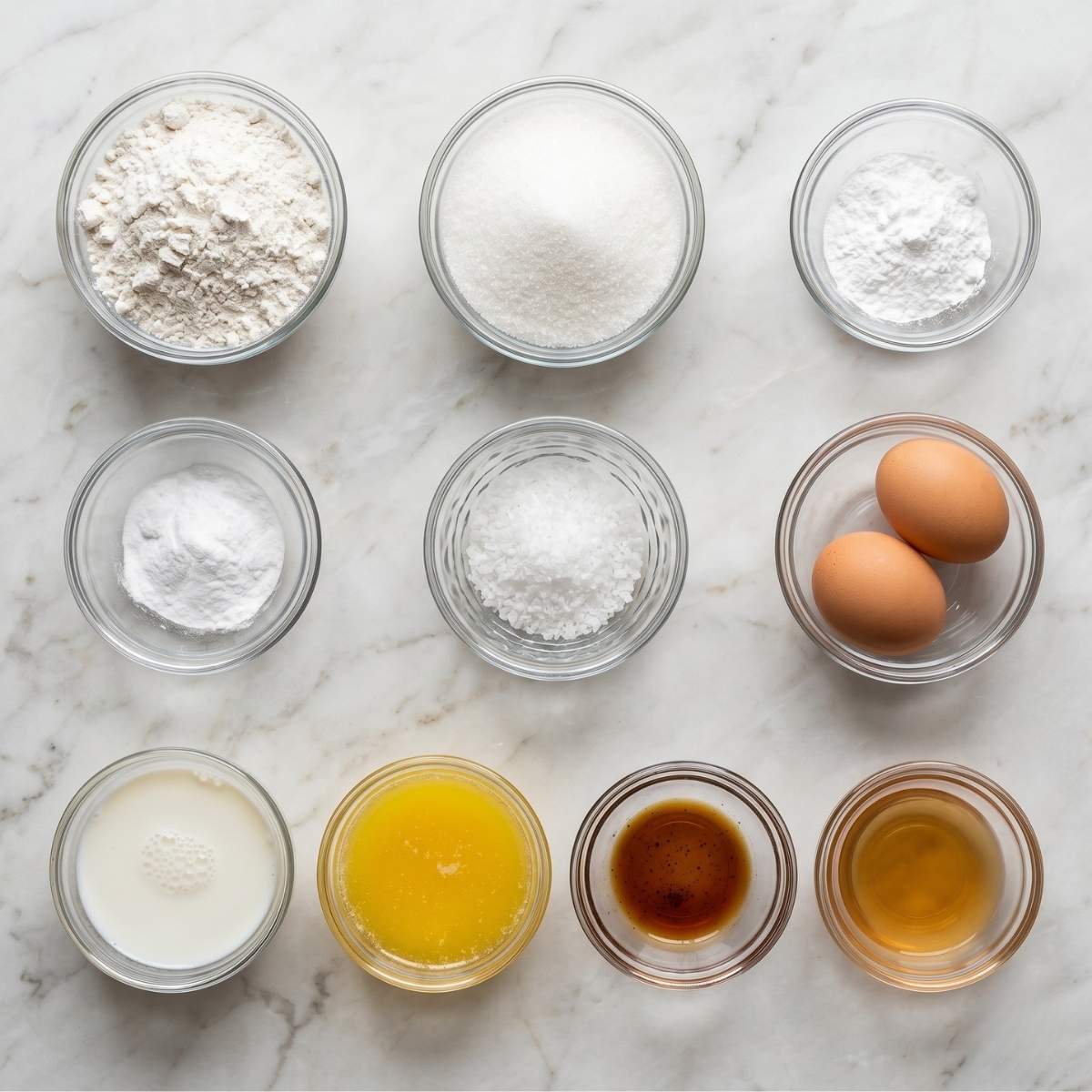 Gluten Free Waffles Ingredients