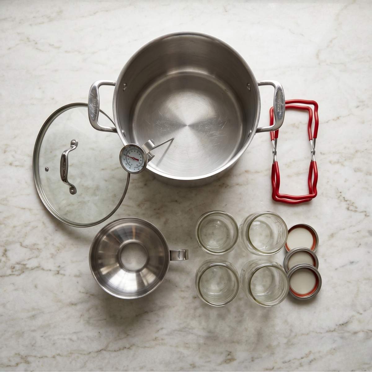 Homemade Peach Jam Equipment