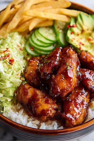 Hot Honey Chicken Bowls