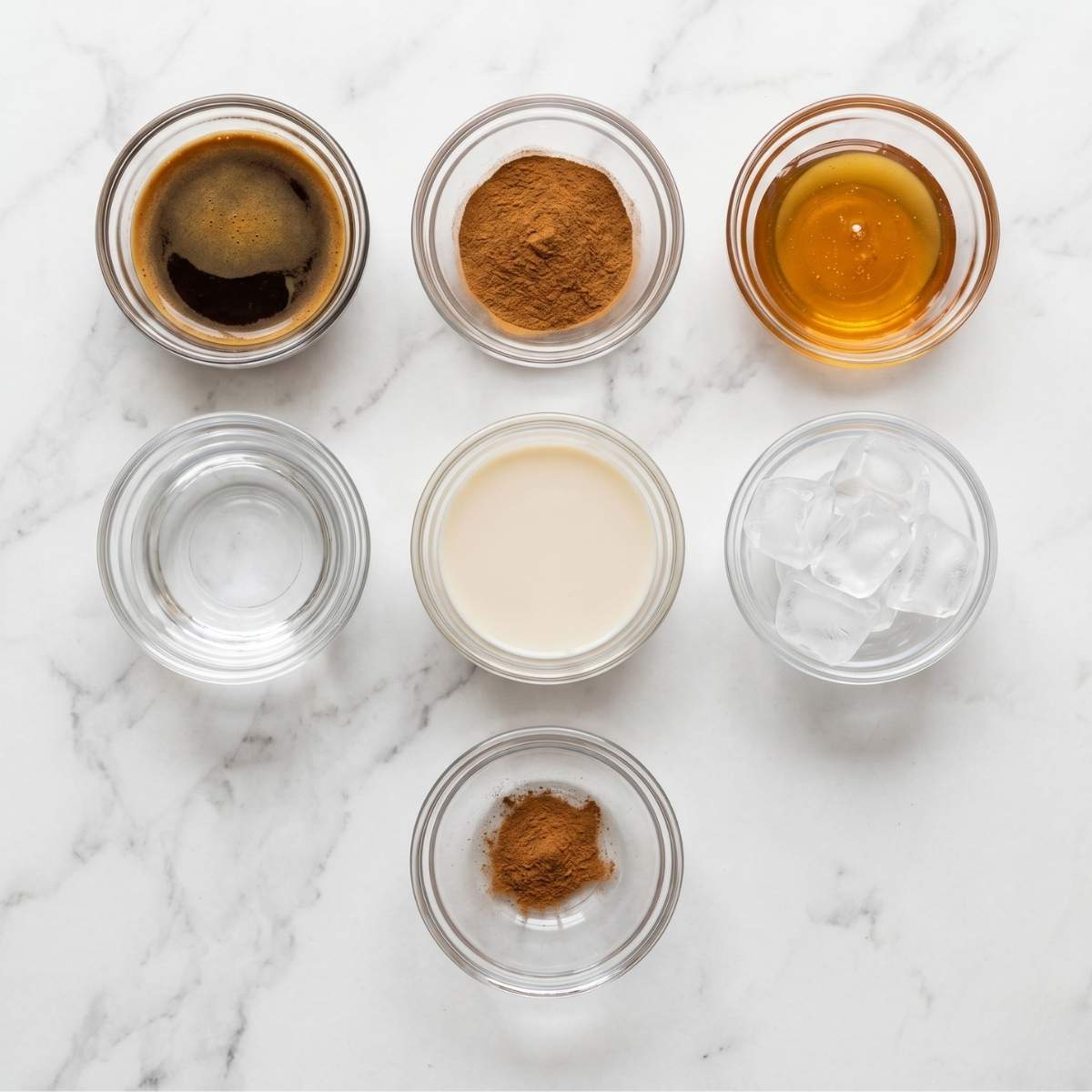 Iced Honey Cinnamon Latte Ingredients