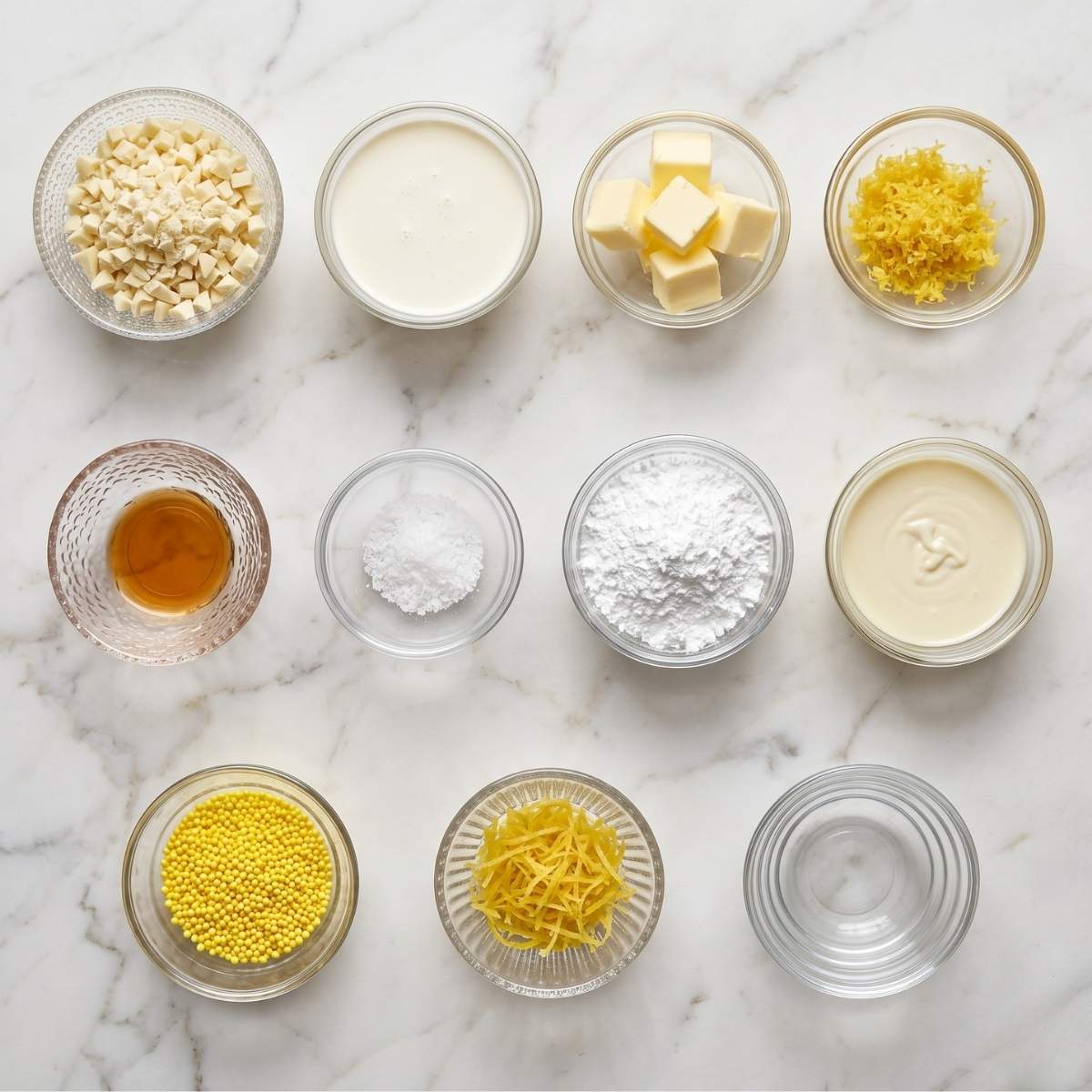 Lemon Truffles Ingredients