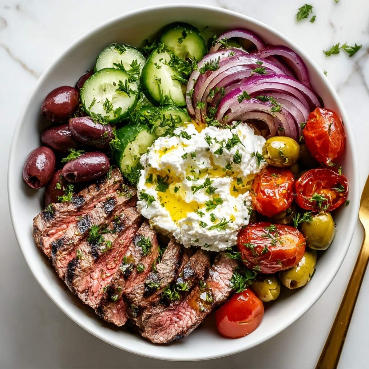 Mediterranean Steak Bowl