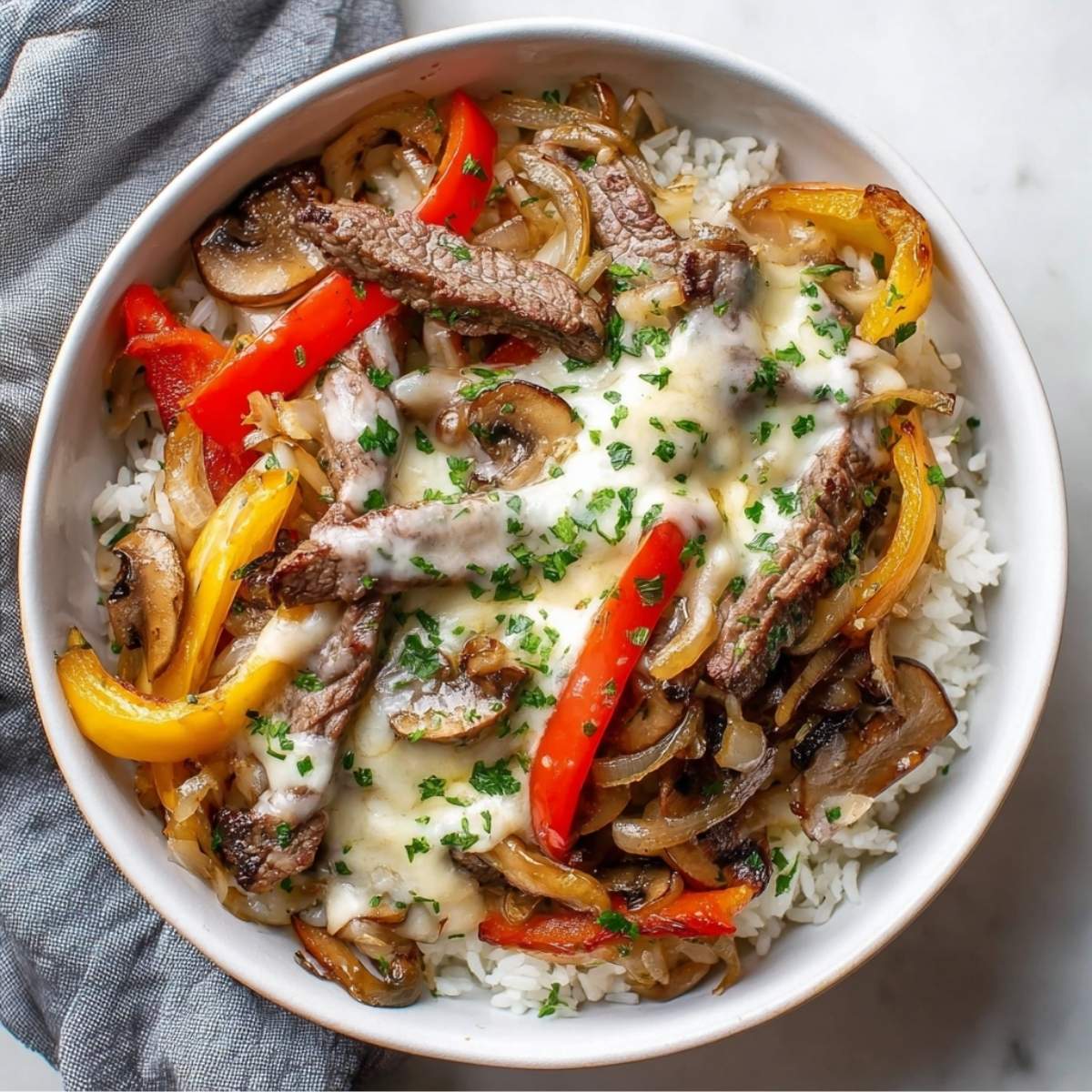 Philly Cheesesteak Bowl