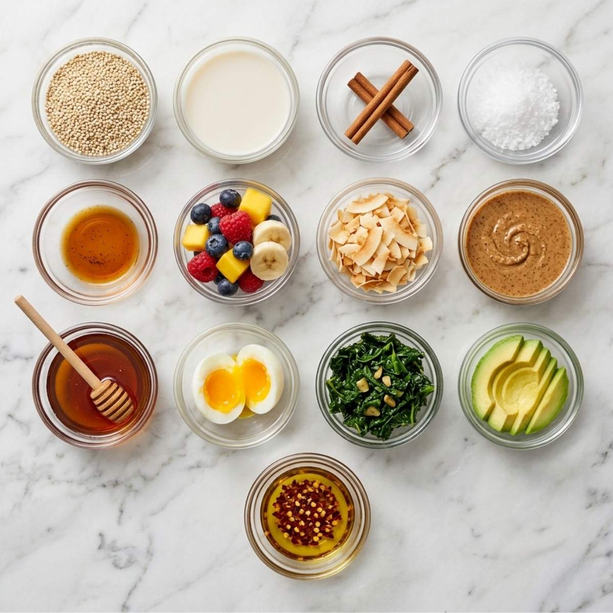 Quinoa Breakfast Bowl Ingredients
