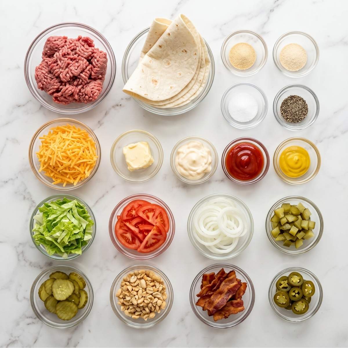 Smashburger Quesadillas Ingredients